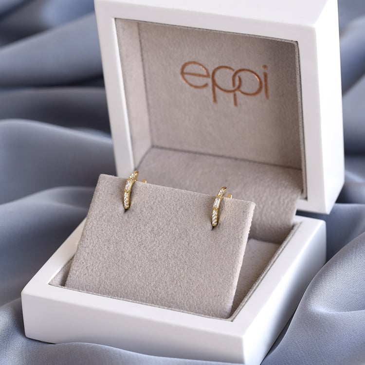 Kruhové náušnice s diamantmi 78330