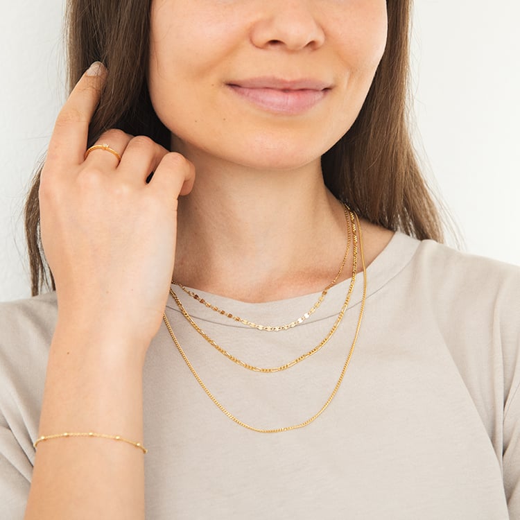 Jemná panzer retiazka 45 cm zo striebra 124470