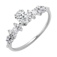 Zásnubný prsteň s oval diamantom Lane