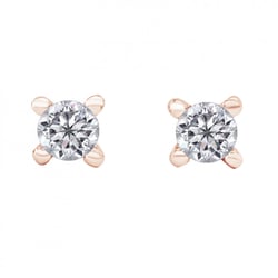 Napichovacie náušnice s 0.20ct diamantmi Jada