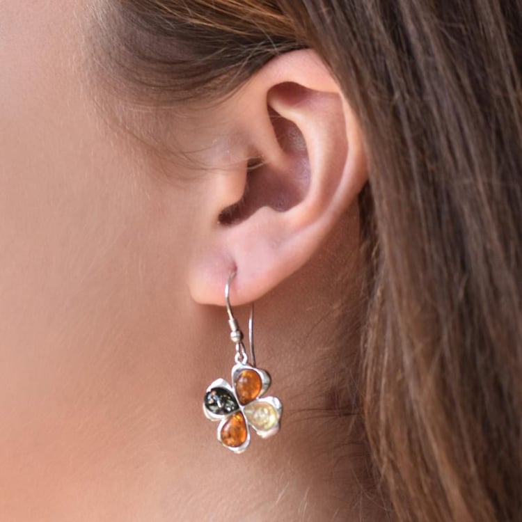 Jantárové náušnice 19199