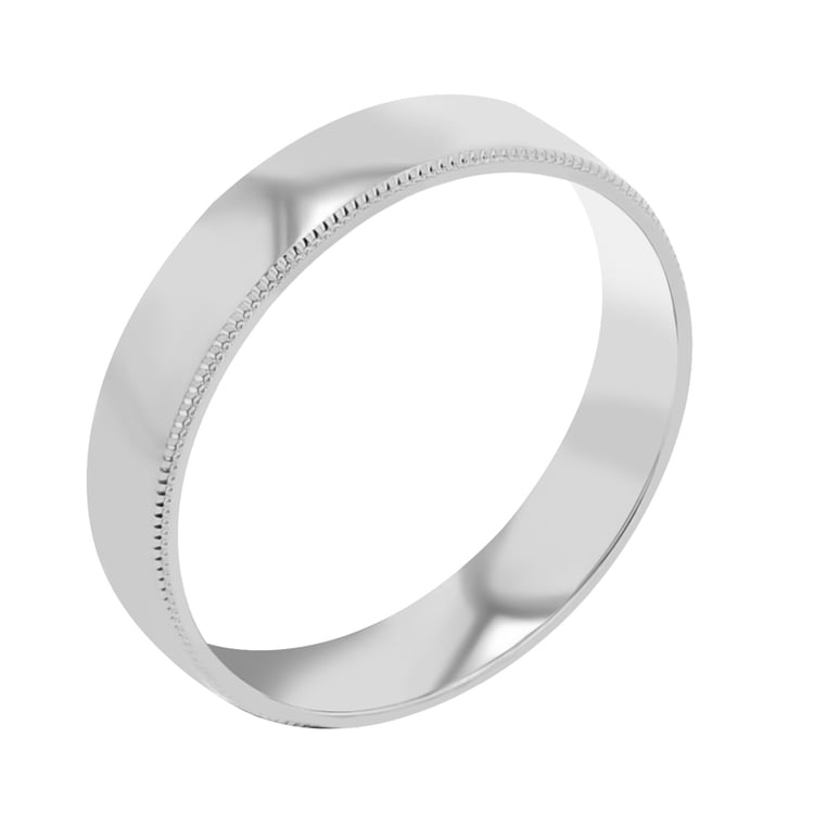 Zlaté svadobné obrúčky so zdobenými okrajmi Marsh 113880