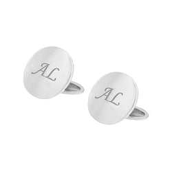 Platinové manžetové gombíky s gravírom Pace