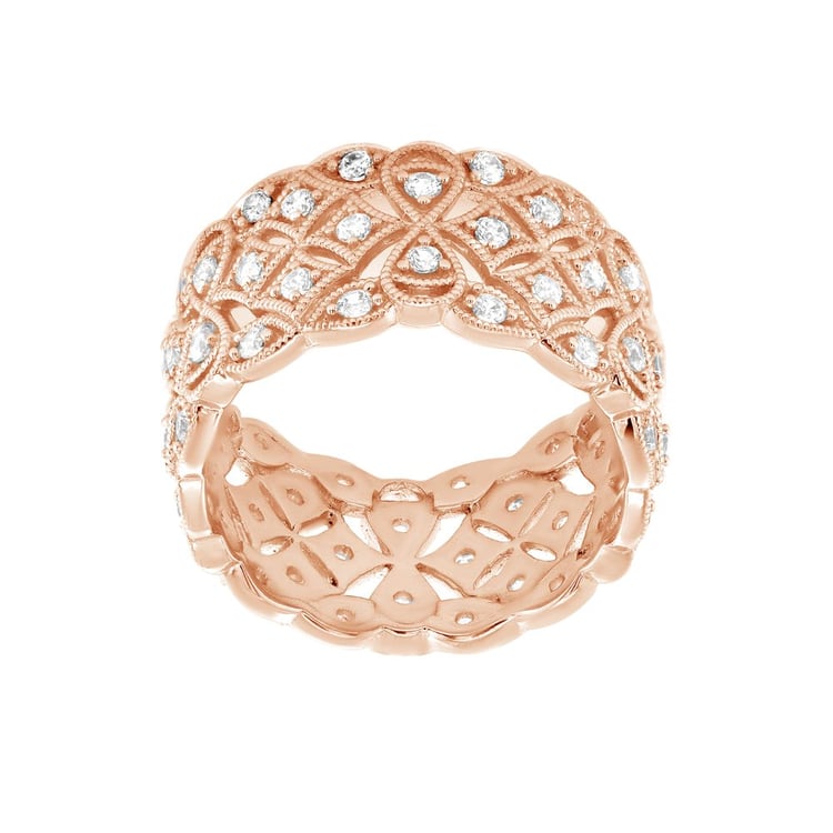 Moderný zlatý prsteň s diamantmi Bernt 163208