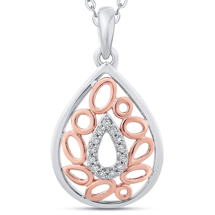 Osobitý diamantový prívesok zo zlata