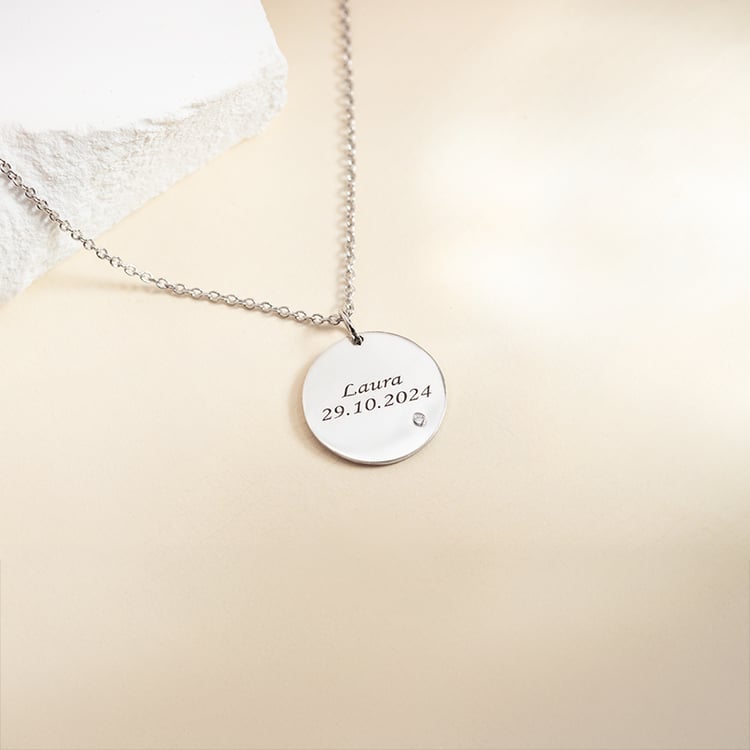 Náhrdelník s diamantem 150456