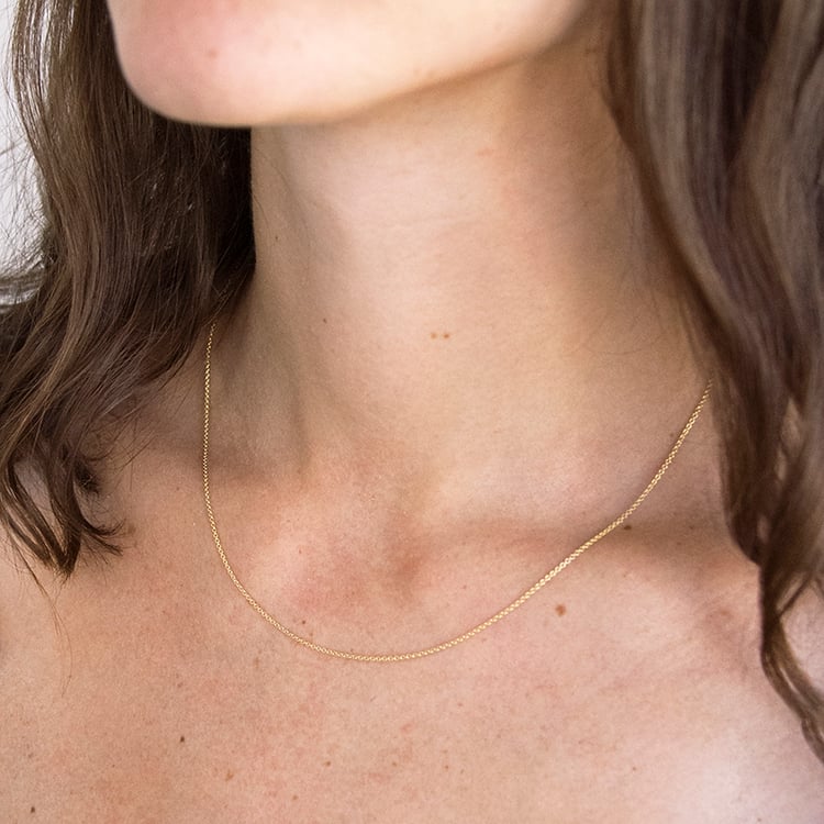 Ankr retiazka 40/45 cm z 14k zlata 109341