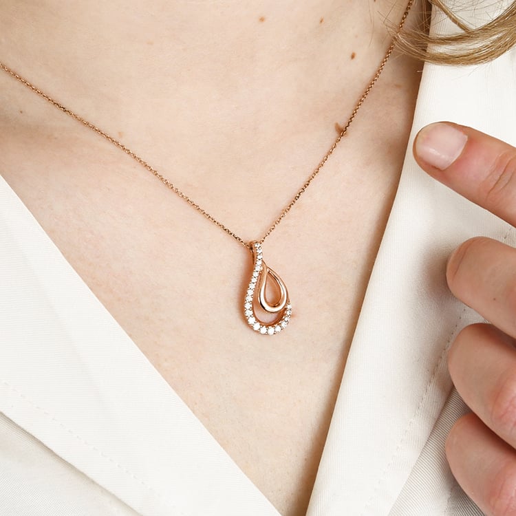 Zlatá kolekcia elegantných šperkov s diamantmi Aloma 122543