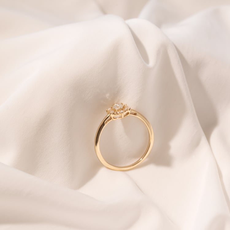 Prsteň s lab-grown diamantmi Placide 102110