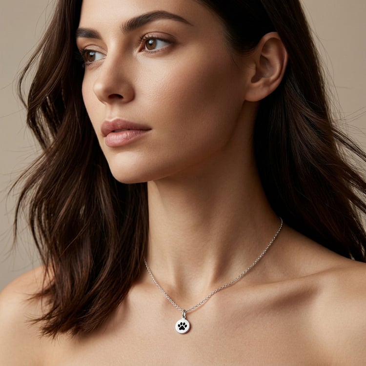 Strieborný prívesok s labkou Bela 169515