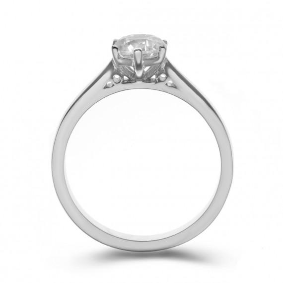 Zásnubný prsteň z platiny Vaxi 8735