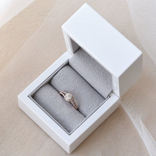 Halo zásnubný prsteň s lab-grown diamantmi Jevelline