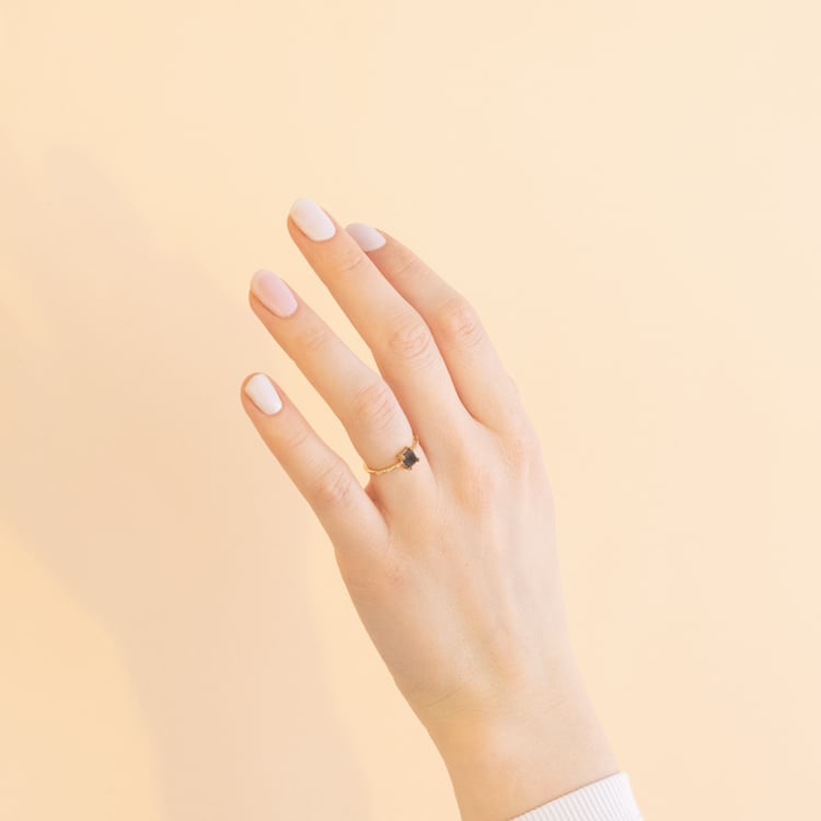 Zlatý prsteň so salt and pepper diamantom Jimi 100981