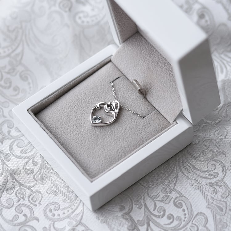 Náhrdelník s akvamarínom 63261