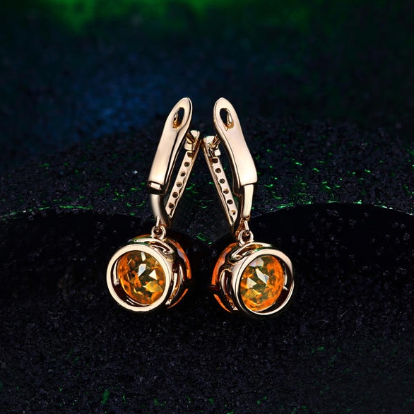 Zlaté náušnice Sanien 9961