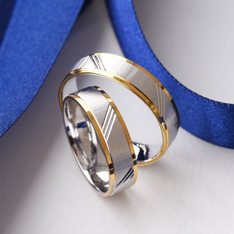 Zlaté snubné prstene 77264