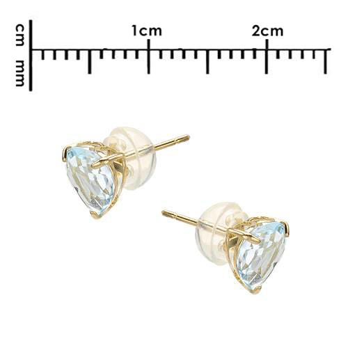 Zlaté náušnice s topásmi 53505