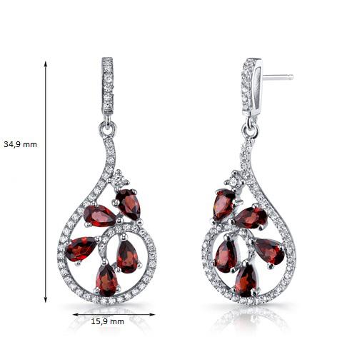 Strieborné náušnice Baresi 9319