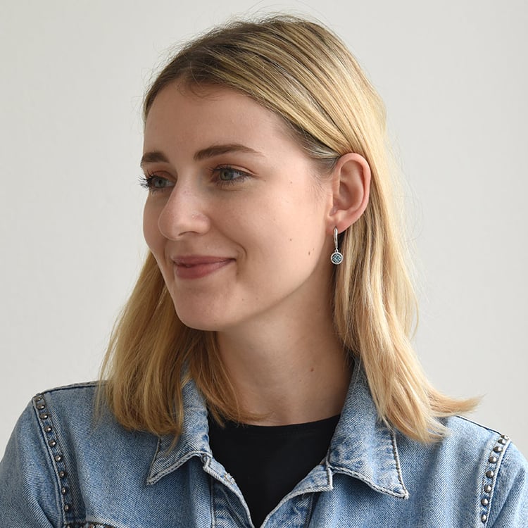 Topásové zlaté náušnice 72346