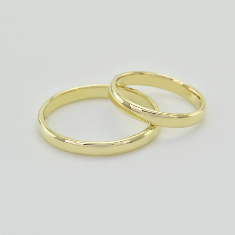 Komfortný snubný prsteň zo zlata Milda 128360