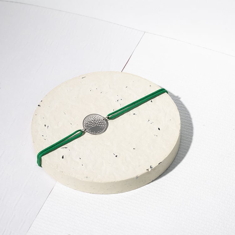 Povrázkový náramok lopta s gravírom vašej voľby Golf 124755