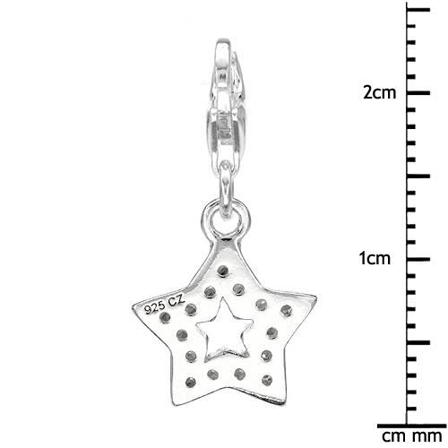 Prívesok v tvare hviezdy strieborný 53484