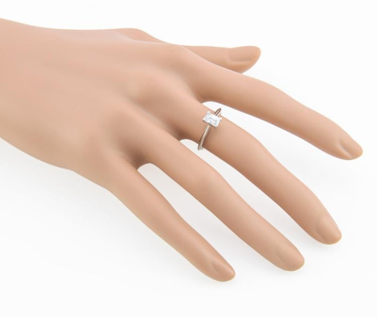 Diamantový prsteň zo zlata Luneta 975