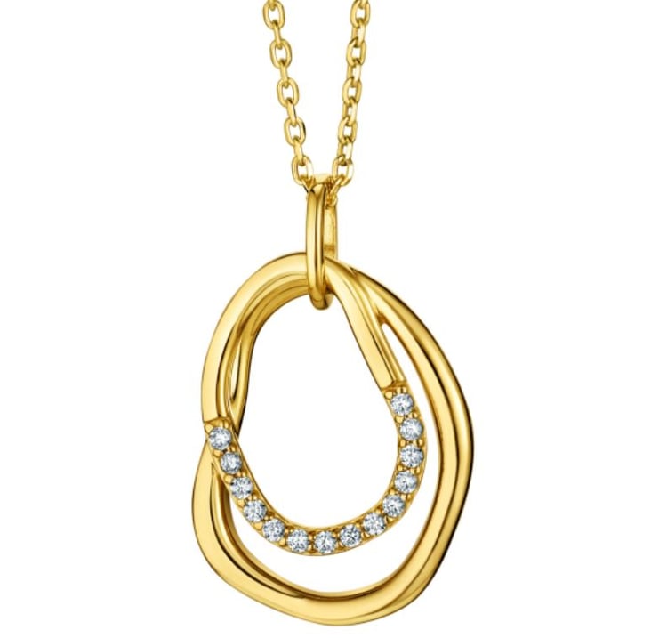 Pozlatený set šperkov so zirkónmi Zavala 100827