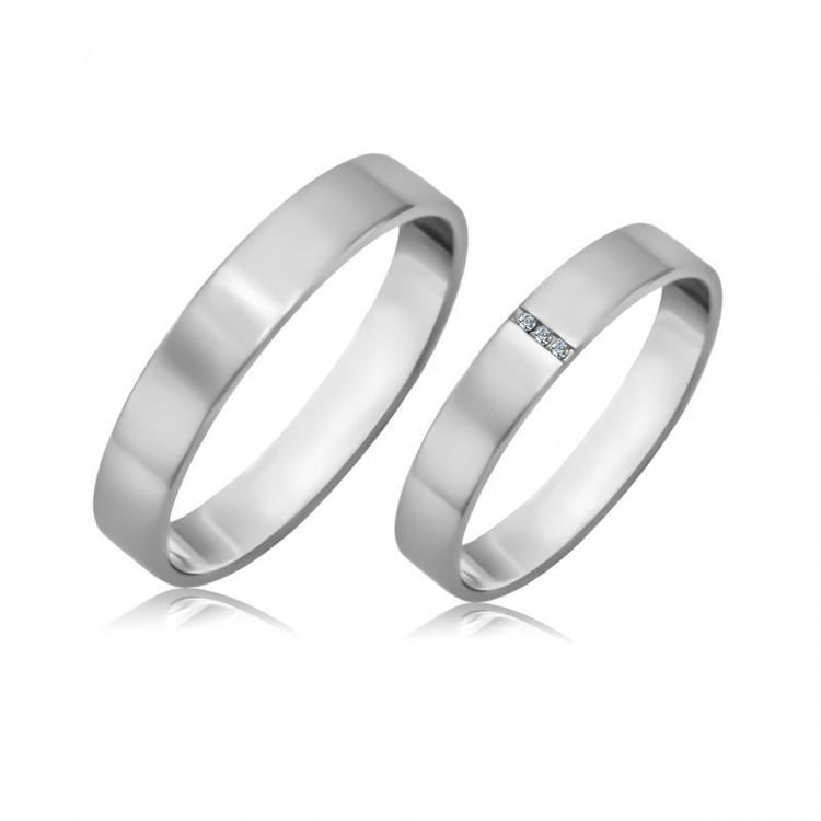 Platinové snubné prstene