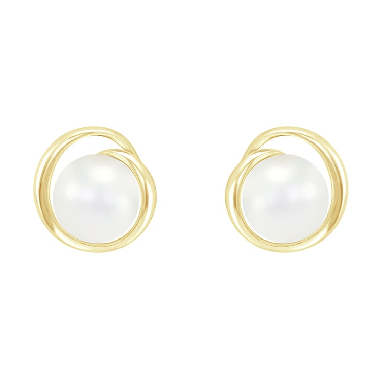 Trendy perlové náušnice 80309