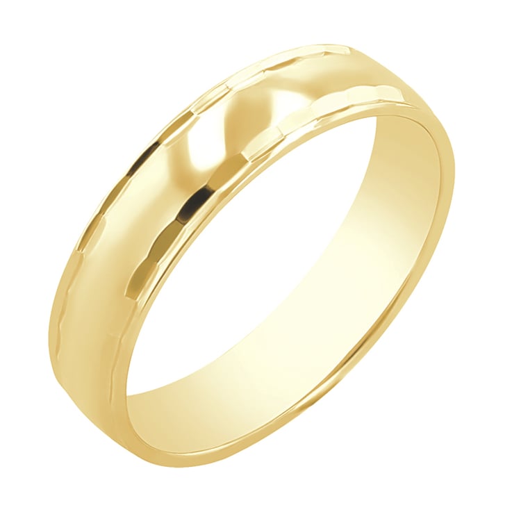 Zlaté obrúčky so zdobenými okrajmi Michalli 117265