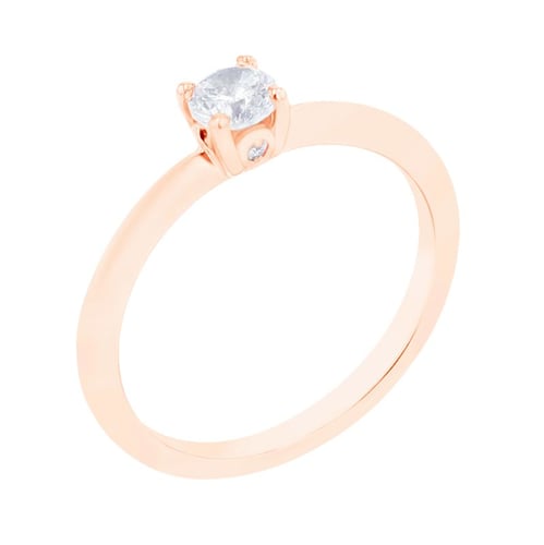 Elegantný zlatý prsteň s diamantmi Burnett