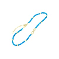 Strieborný minimalistický náramok na nohu Kates