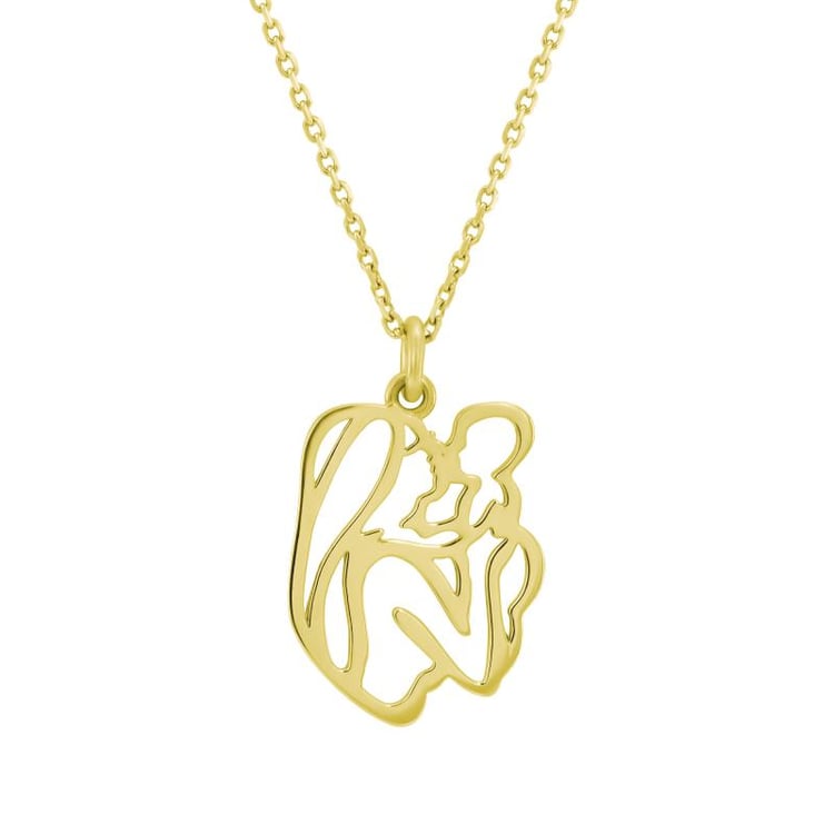 Zlatý náhrdelník matka a dieťa 20864