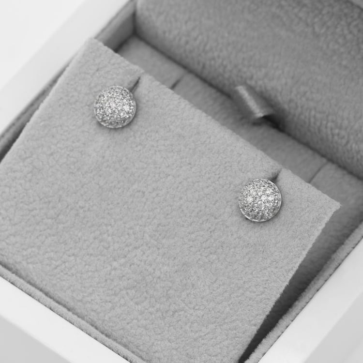 Náušnice so zirkónmi 2v1 50448