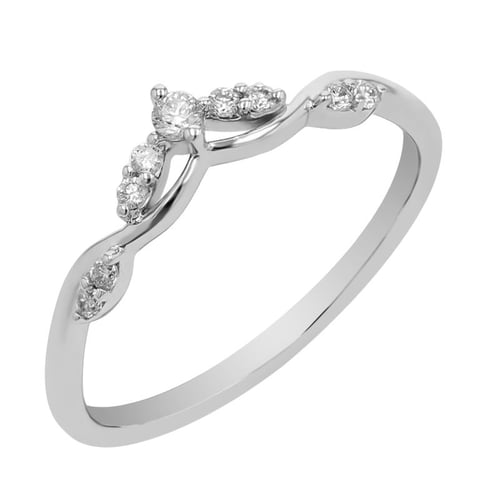 Romantický zásnubný set prsteňov s diamantmi Wise