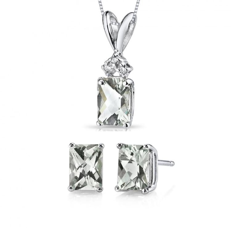 Kolekcia šperkov z bieleho zlata 20272