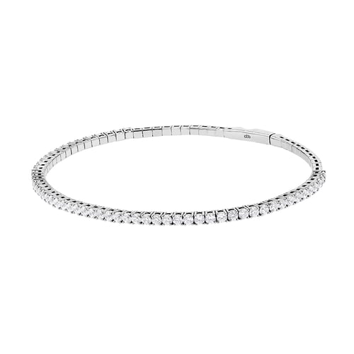 Zlatý flexi náramok s diamantmi Stiles