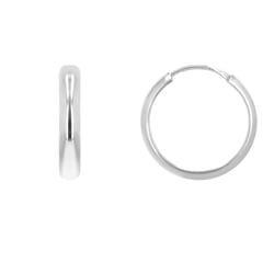 Zlaté kruhové náušnice Devine