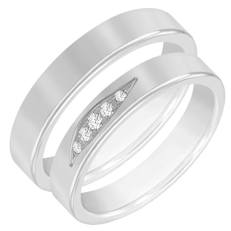 Diamantové snubné prsteny 60817