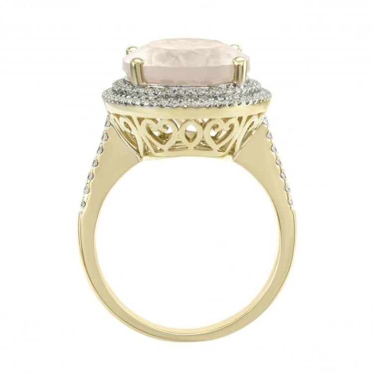 Zlatý prsteň s quartzom Laione 7641