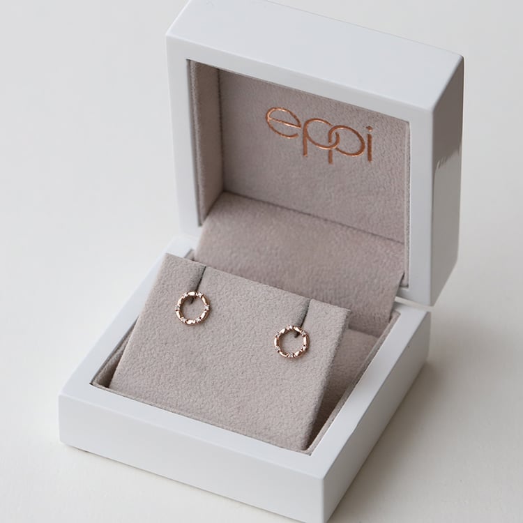 Pozlátené náušnice 73909