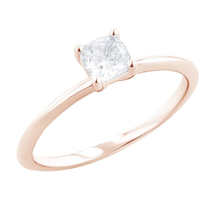 Zásnubný prsteň s cushion lab-grown diamantom Kuba 119076