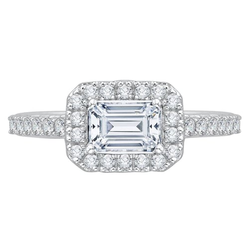 Zásnubný prsteň s emerald diamantom Kara