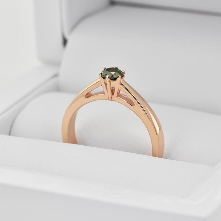 Prsteň s diamantom 30063