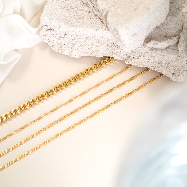 Figaro retiazka 55 cm zo striebra 124463