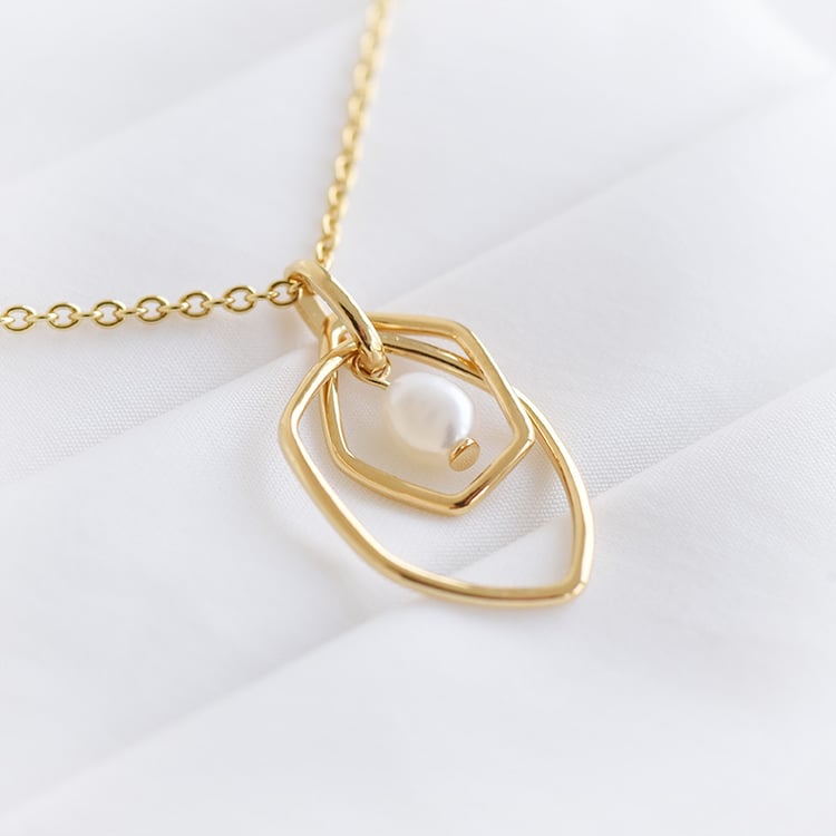 Prívesok z pozláteného striebra 90762