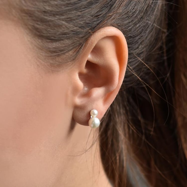 Náušnice s perlami 38057