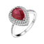 Zásnubné prstene s rubínom