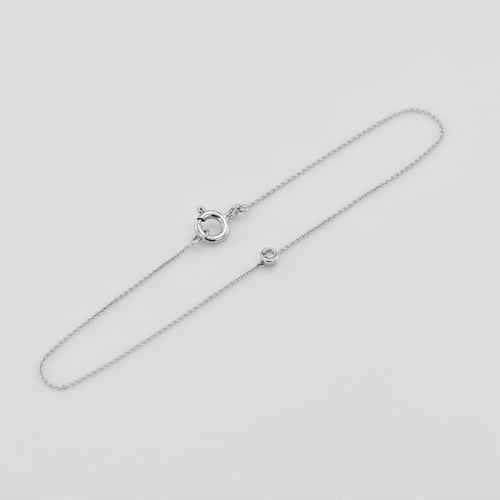 Zlatý minimalistický náramok s lab-grown diamantom Lepio